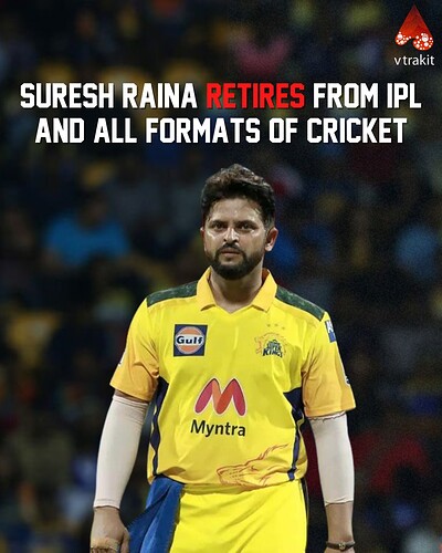 Suresh Raina retired