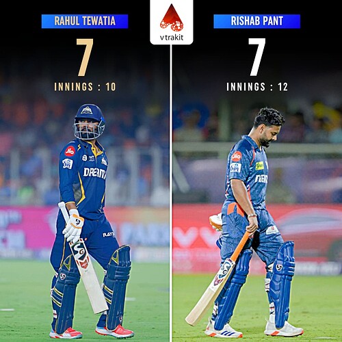 2. Most single digit scores in IPL 2025