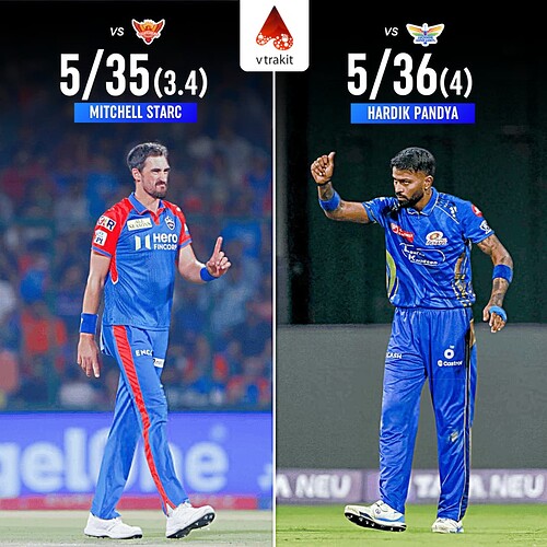 4. 5 wicket hauls in IPL 2025