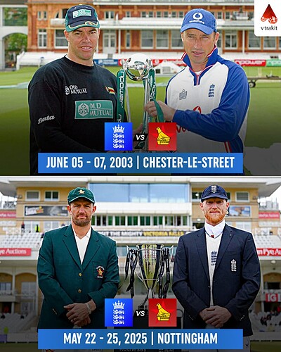 6. Zimbabwe plays test match against England after 22 years