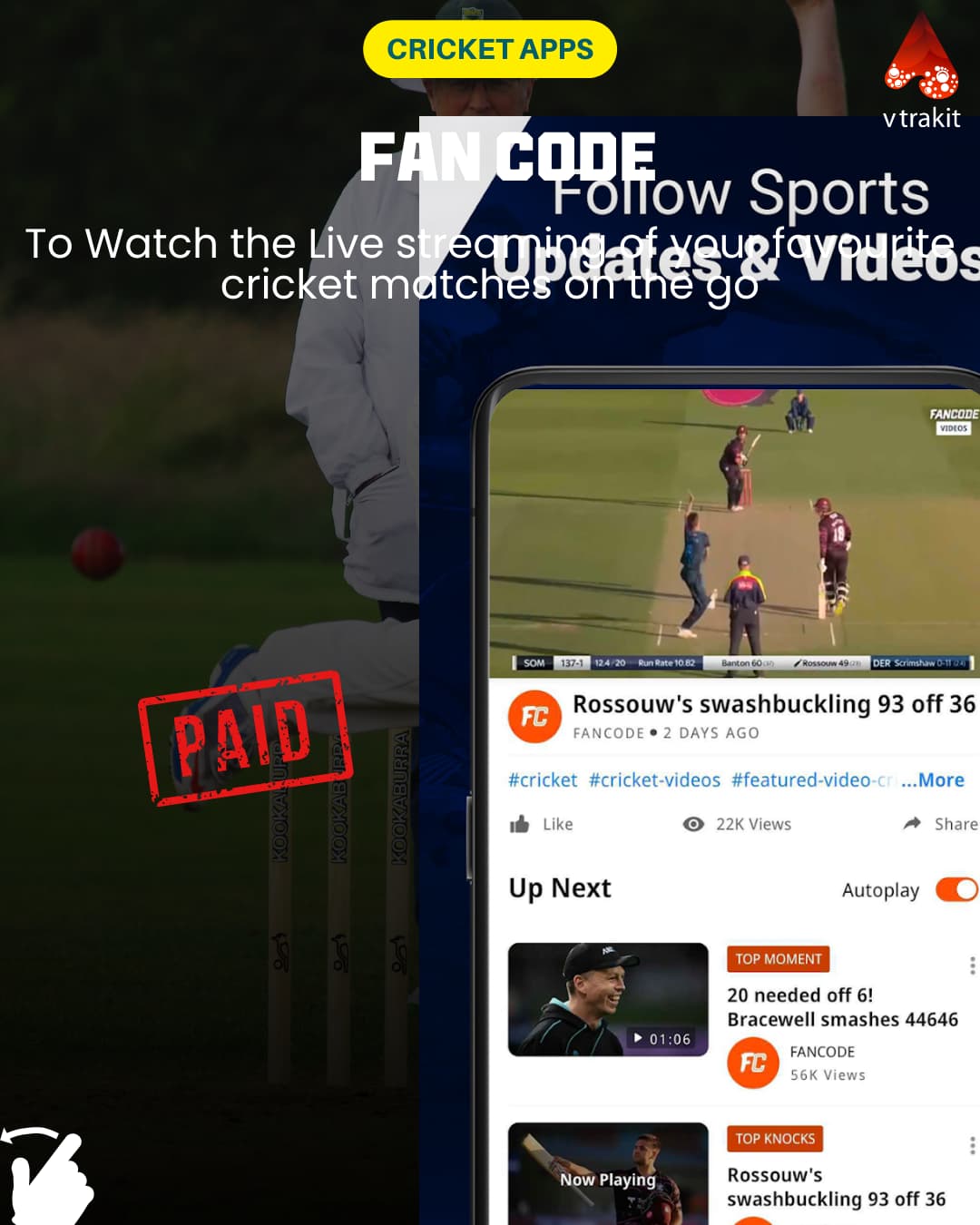 cricket live video app